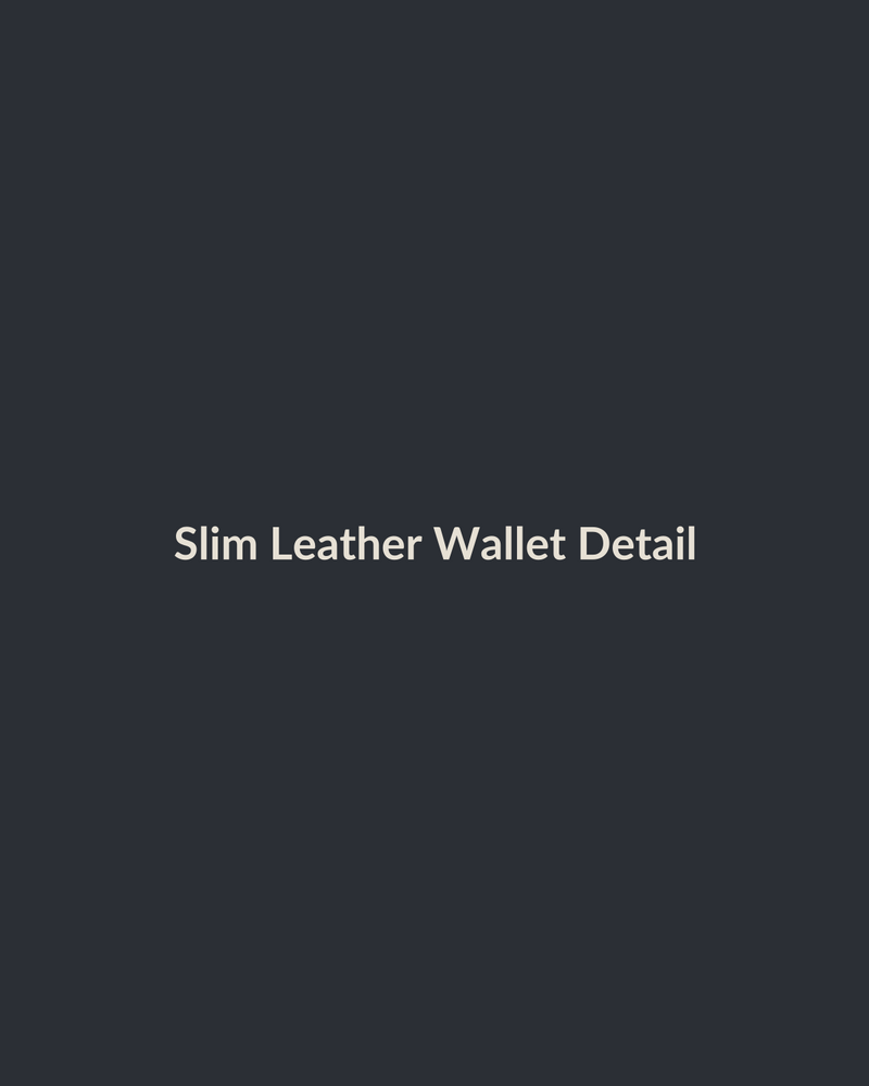Slim Leather Wallet