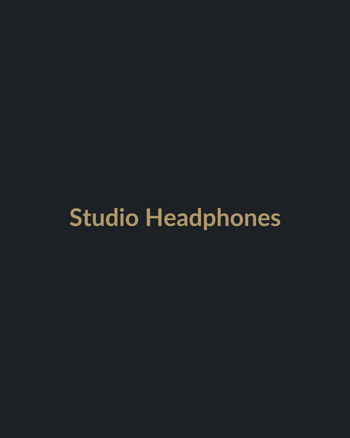 Studio Headphones
