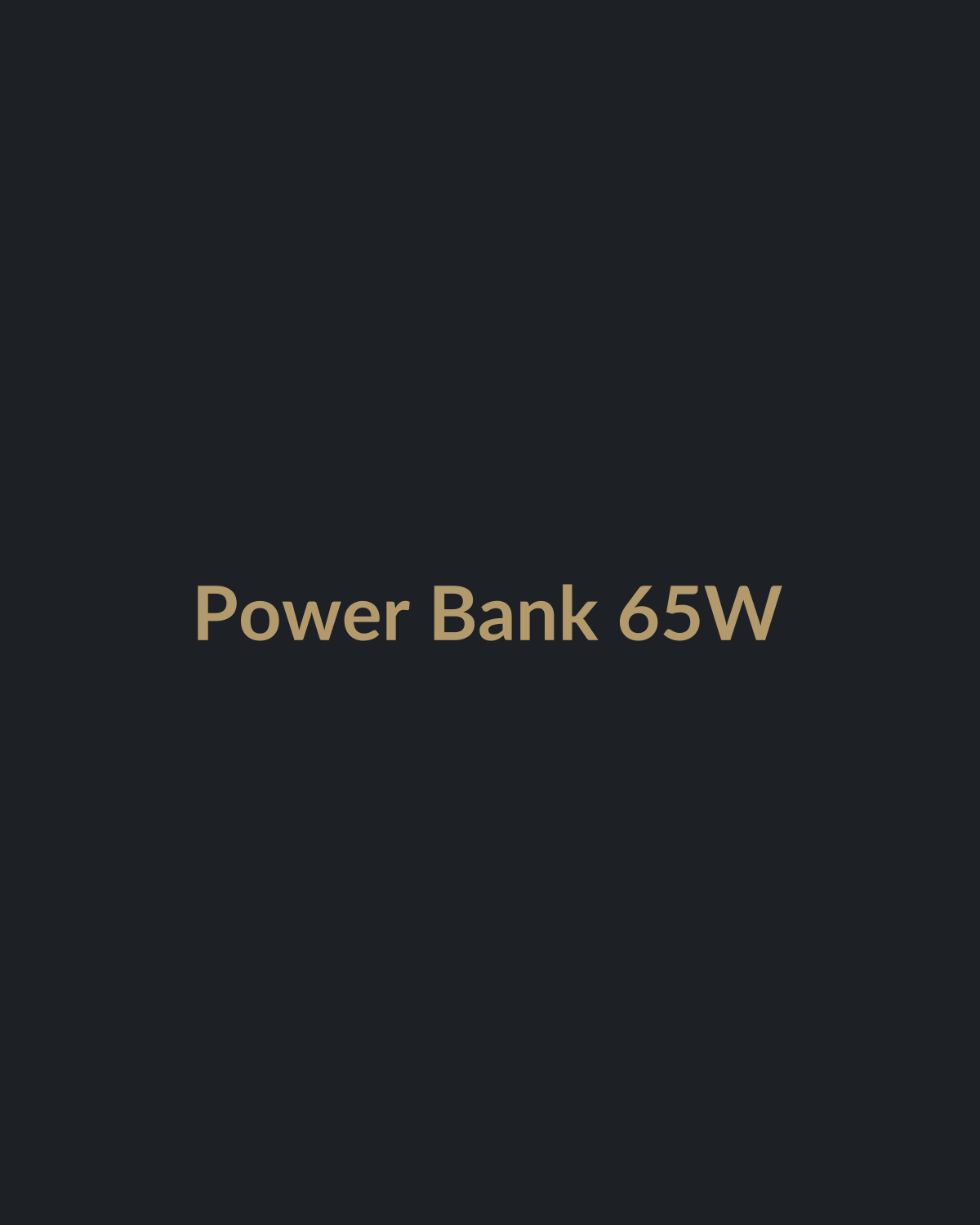 Power Bank 65W