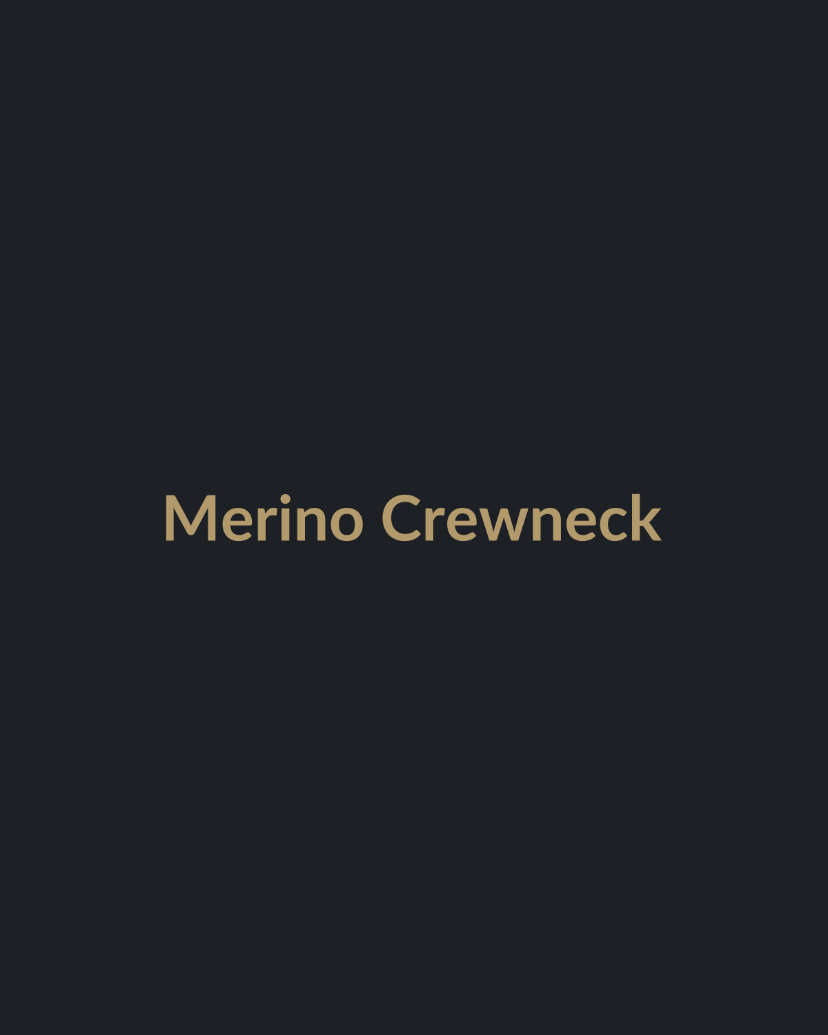 Merino Crewneck