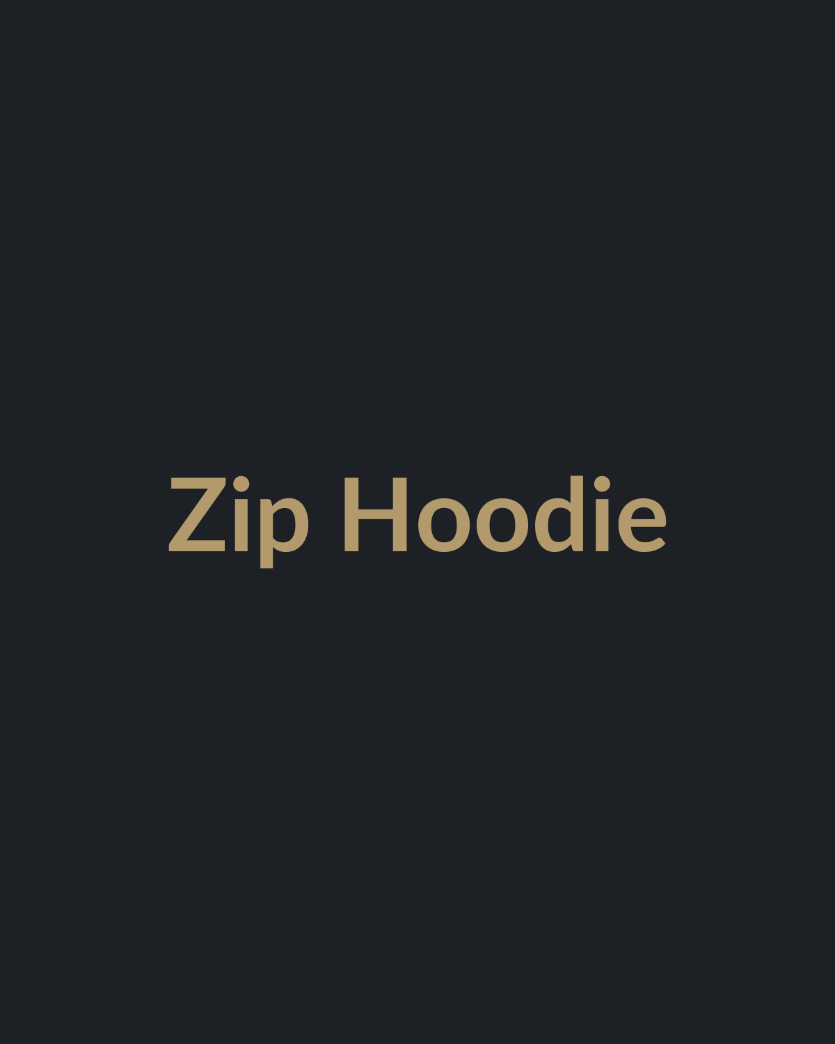 Zip Hoodie