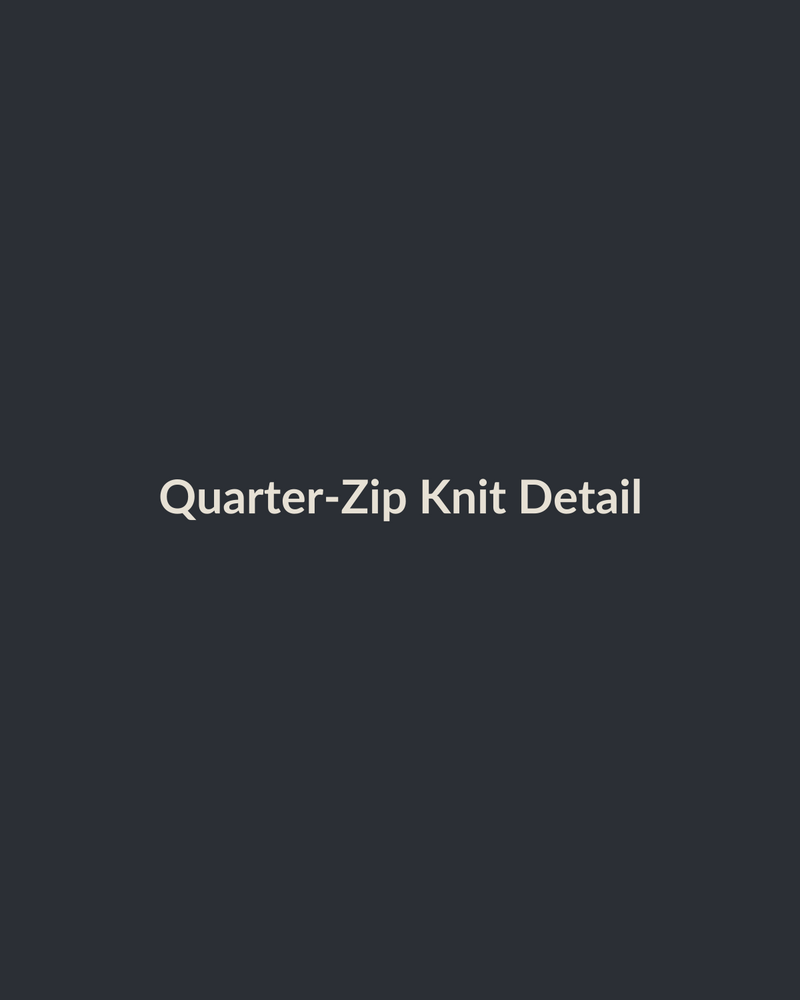 Quarter-Zip Knit